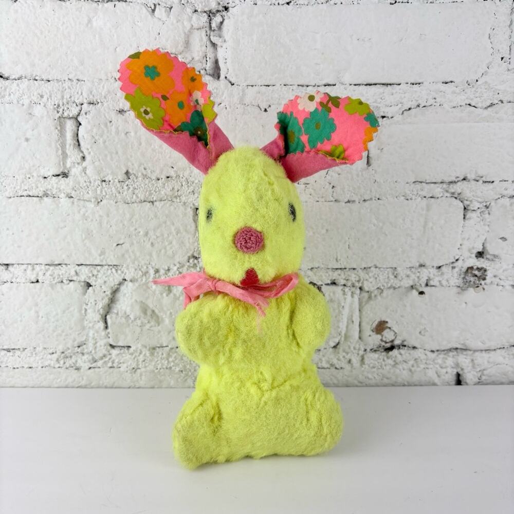 Vintage 60’s Felt Bunny Plush